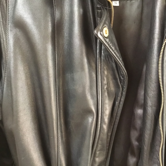 Damselle Vintage Chocolate Leather Coat - Picture 3 of 16
